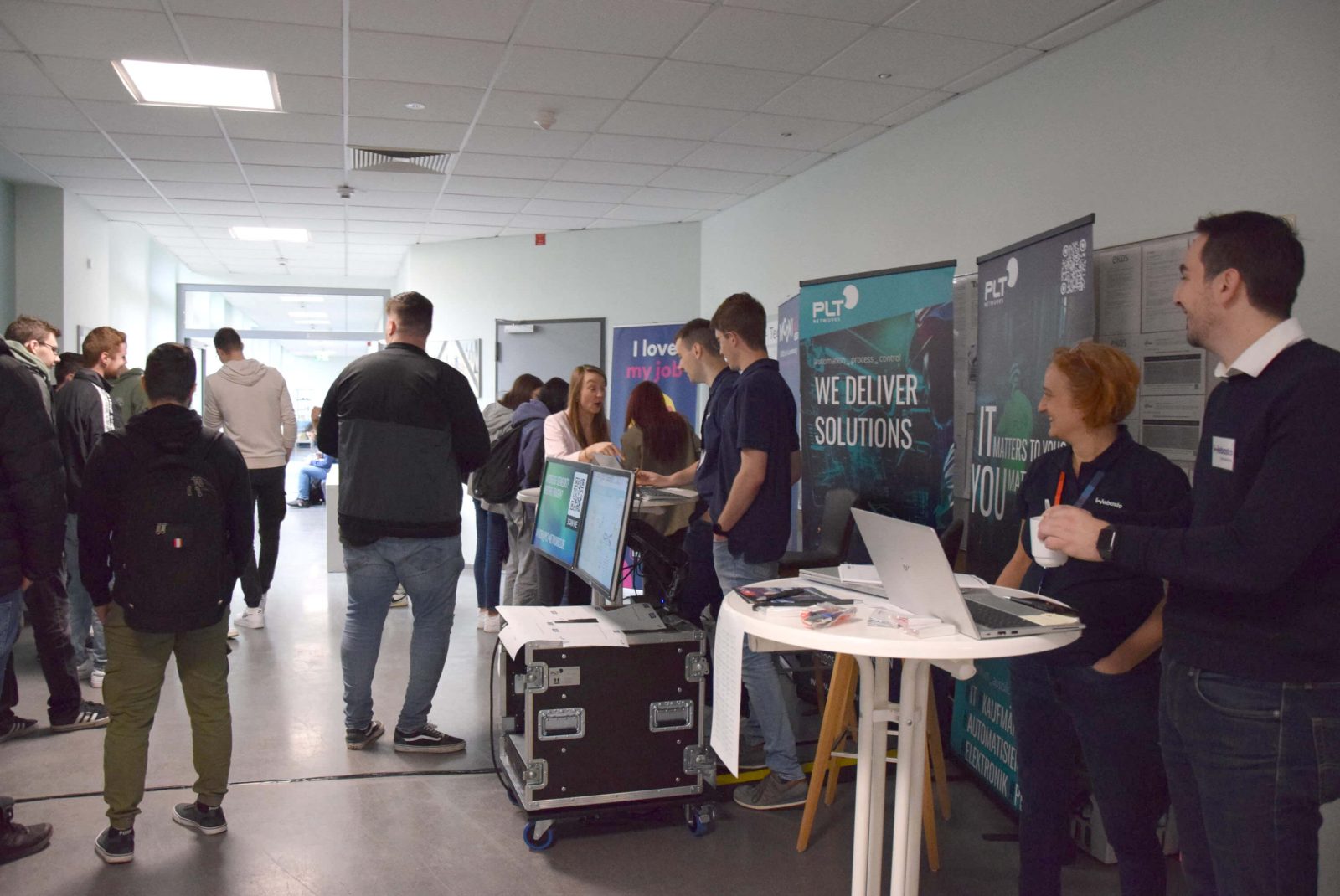 Stände auf der Messe BNT Campus Career Day 2024