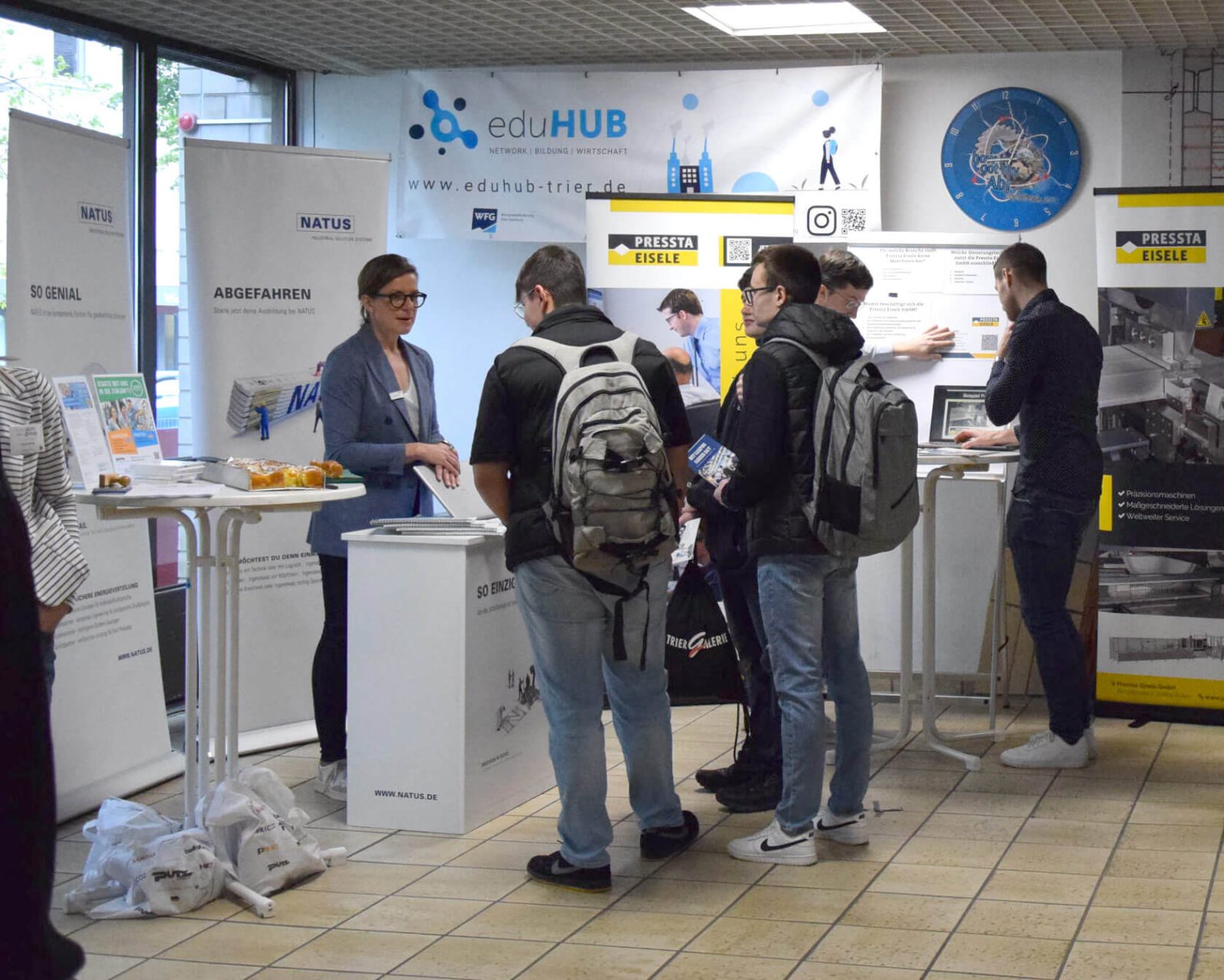Stände auf der Messe BNT Campus Career Day 2024
