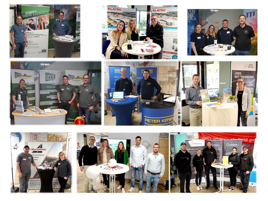 Collage der Messe BNT Campus Career Day 2024